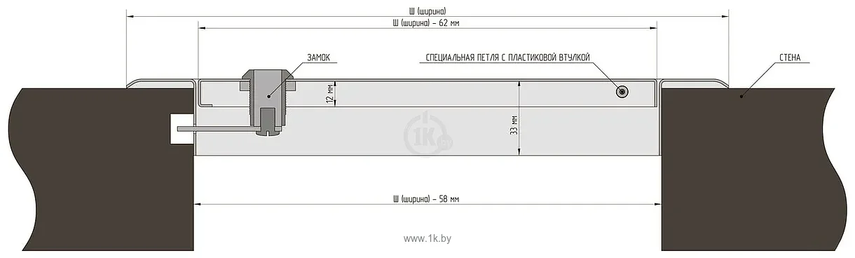 Фотографии Alkraft Дверца с замком (40x80 см) Фотографии Alkraft Дверца с замком (40x80 см)