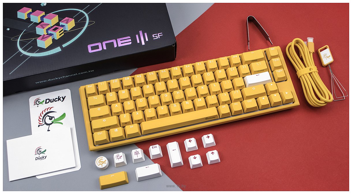 Фотографии Ducky One 3 SF RGB Yellow Cherry MX Silent Red