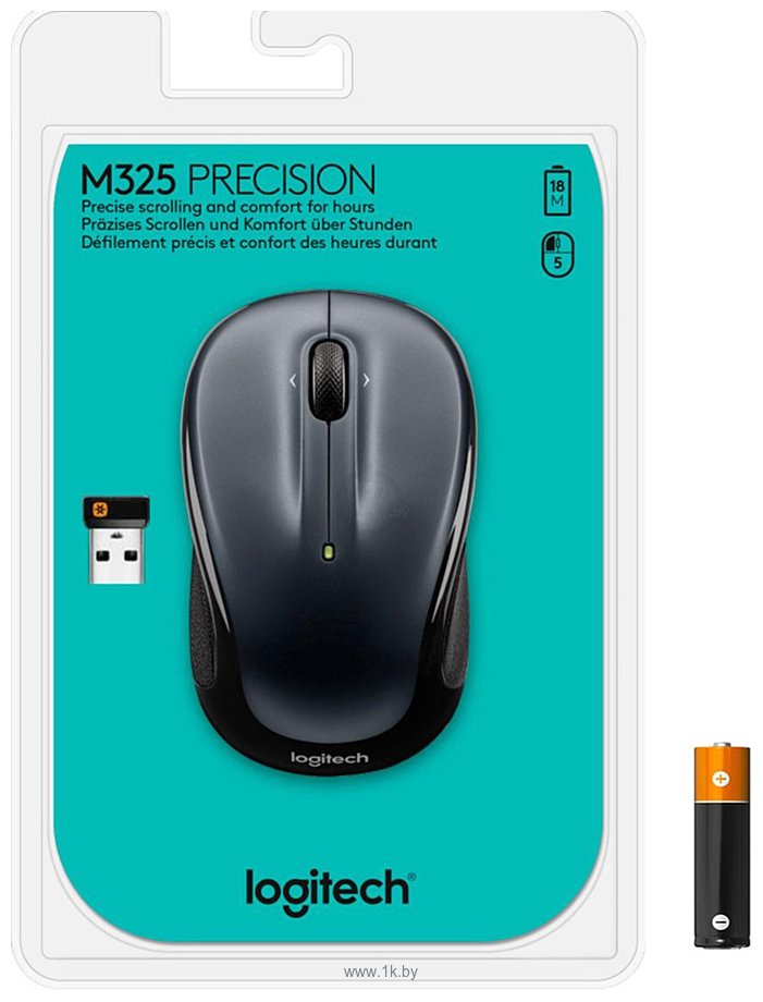 Фотографии Logitech M325S темно-gray