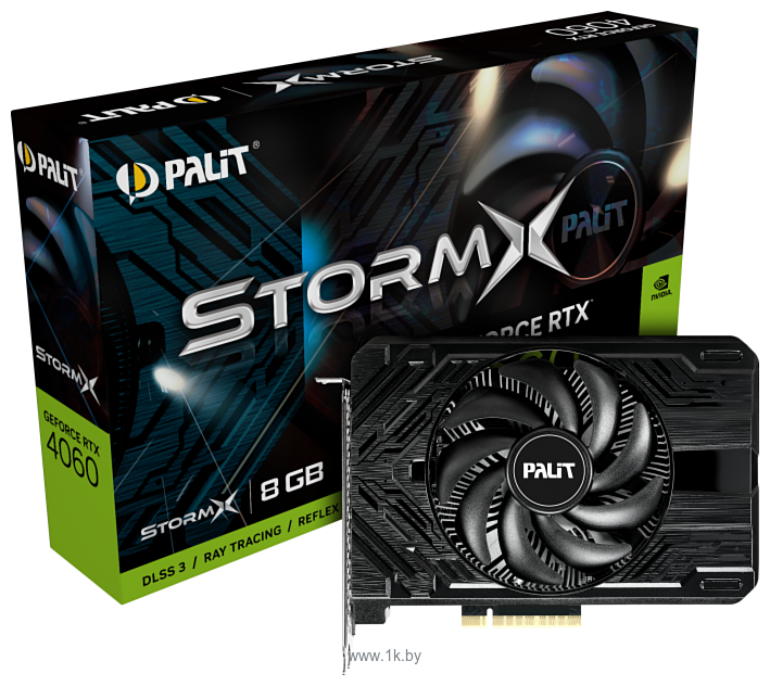 Фотографии Palit GeForce RTX 4060 StormX (NE64060019P1-1070F)