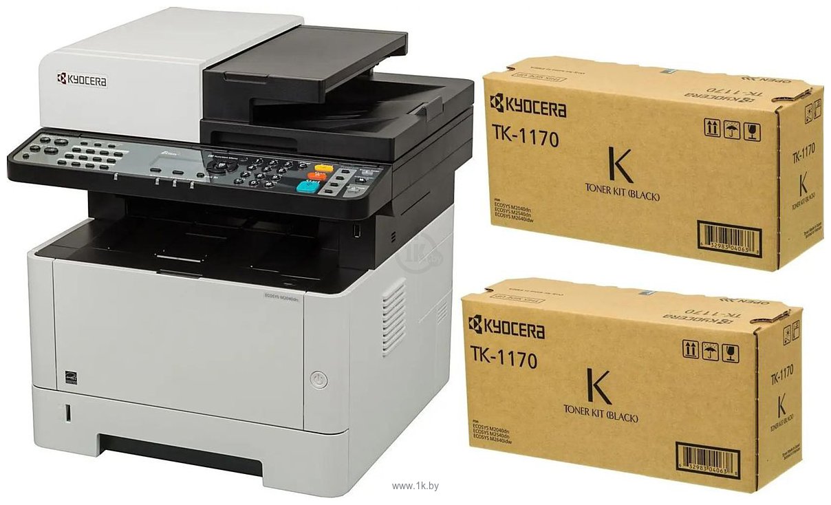 Фотографии Kyocera Mita ECOSYS M2040dn + 2 дополнительных картриджа TK-1170)