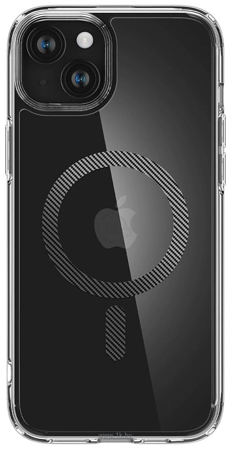 Фотографии Spigen Ultra Hybrid (MagFit) для iPhone 15 ACS06805 (черный)