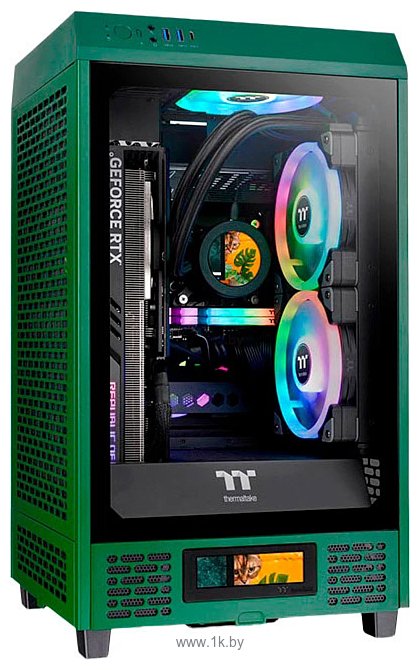 Фотографии Thermaltake The Tower 200 Racing Green CA-1X9-00SCWN-00