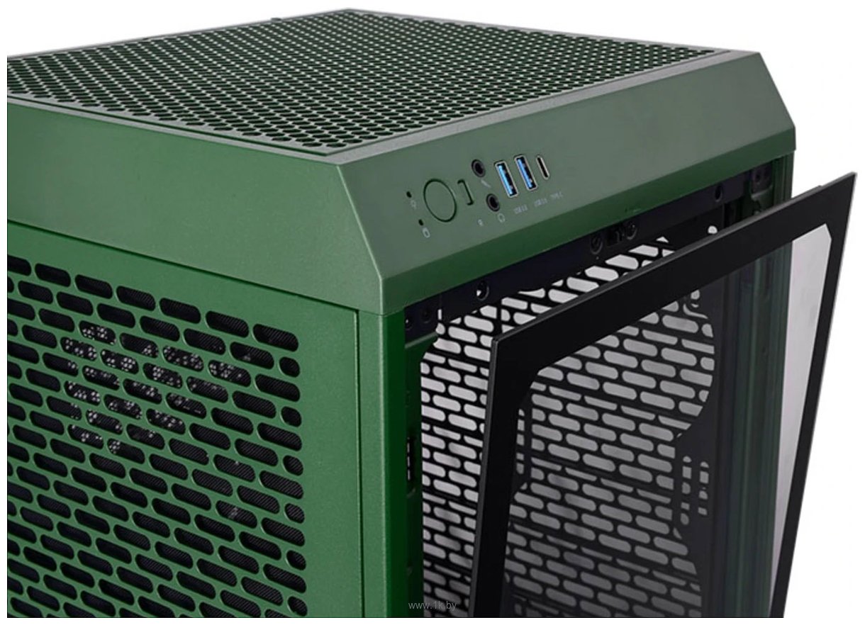 Фотографии Thermaltake The Tower 200 Racing Green CA-1X9-00SCWN-00