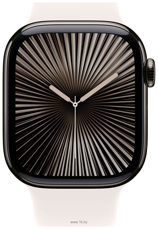 Фотографии Apple Watch Series 10 42 мм (титановый корпус, спортивный силиконовый ремешок)