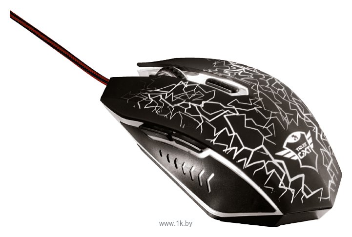 Фотографии Trust GXT 105 Izza Illuminated Gaming Mouse black USB