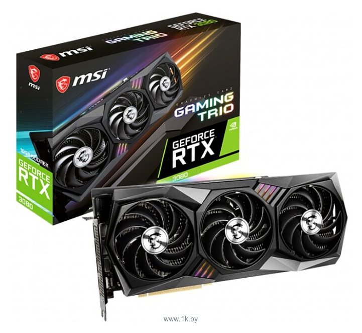 Фотографии MSI GeForce RTX 3080 10240MB GAMING TRIO