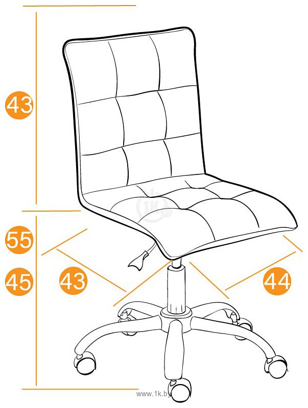 Фотографии TetChair Зеро (флок, бордовый)