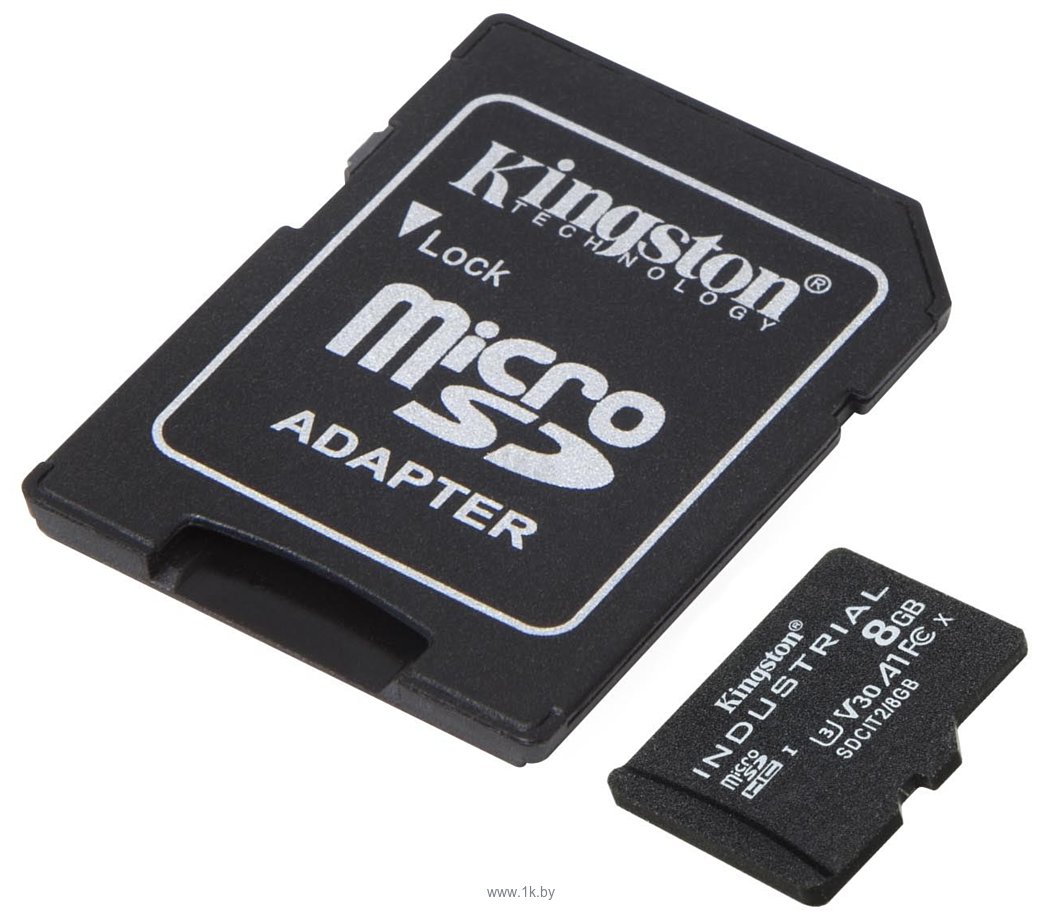 Фотографии Kingston Industrial microSDHC SDCIT2/8GB 8GB (с адаптером)