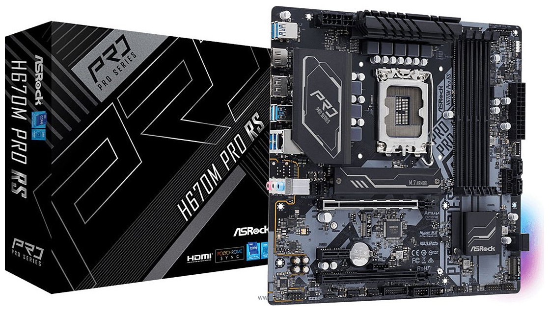 Фотографии ASRock H670M Pro RS