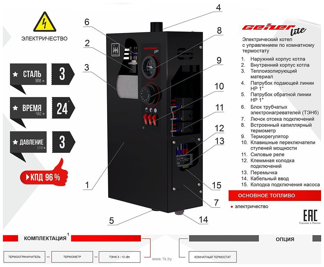 Фотографии Термокрафт Geizer Lite 12