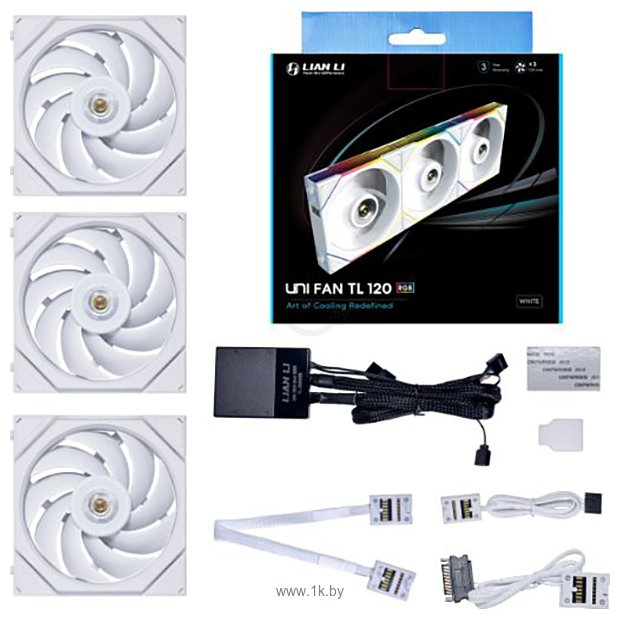 Фотографии Lian Li Uni Fan TL 120 Triple Pack G99.12TL3W.00