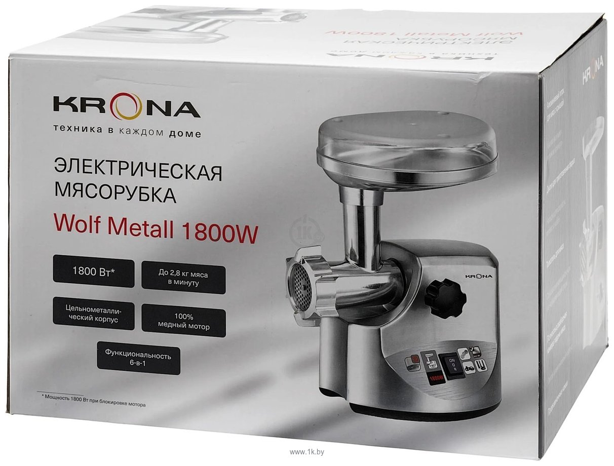 Фотографии Krona Wolf Metall 1800W