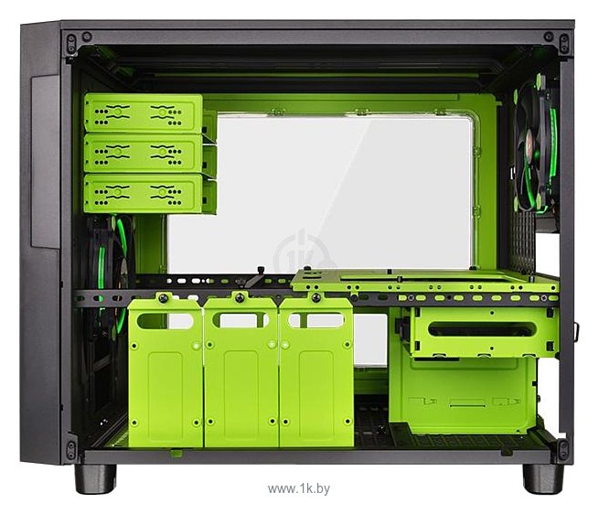 Фотографии Thermaltake Core X5 Riing Edition CA-1E8-00M8WN-00 Green