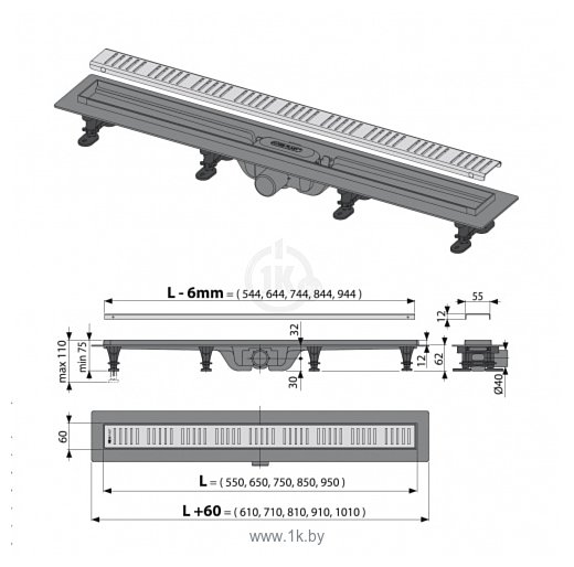 Фотографии Alcaplast APZ10-650M