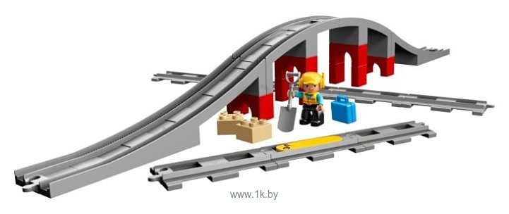 Фотографии LEGO Duplo 10872 Железнодорожный мост и рельсы