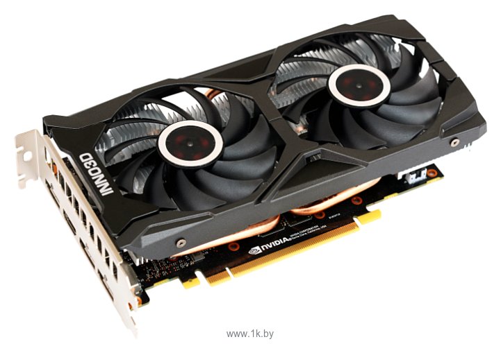 Фотографии INNO3D GeForce GTX 1660 SUPER 1785MHz PCI-E 3.0 6144MB 14000MHz 192 bit HDMI 3xDisplayPort HDCP Twin X2