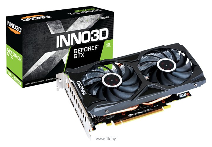 Фотографии INNO3D GeForce GTX 1660 SUPER 1785MHz PCI-E 3.0 6144MB 14000MHz 192 bit HDMI 3xDisplayPort HDCP Twin X2