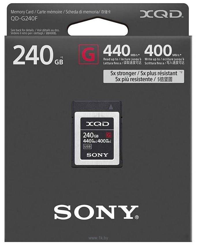 Фотографии Sony XQD QD-G240F 240GB