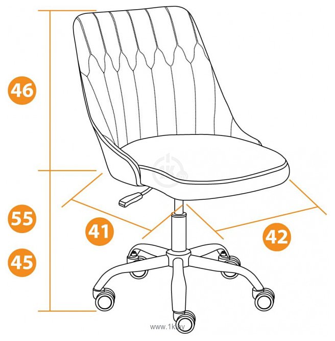 Фотографии TetChair Swan (флок, розовый)