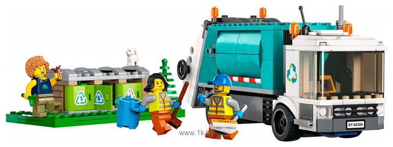 Фотографии LEGO City 60386 Грузовик для переработки отходов