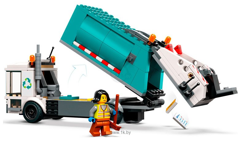 Фотографии LEGO City 60386 Грузовик для переработки отходов