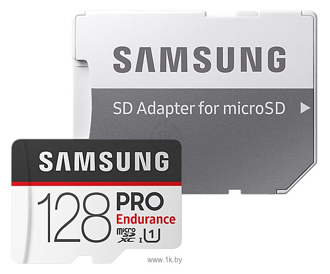 Фотографии Samsung microSDXC PRO Endurance UHS-I U1 100MB/s 128GB + SD adapter