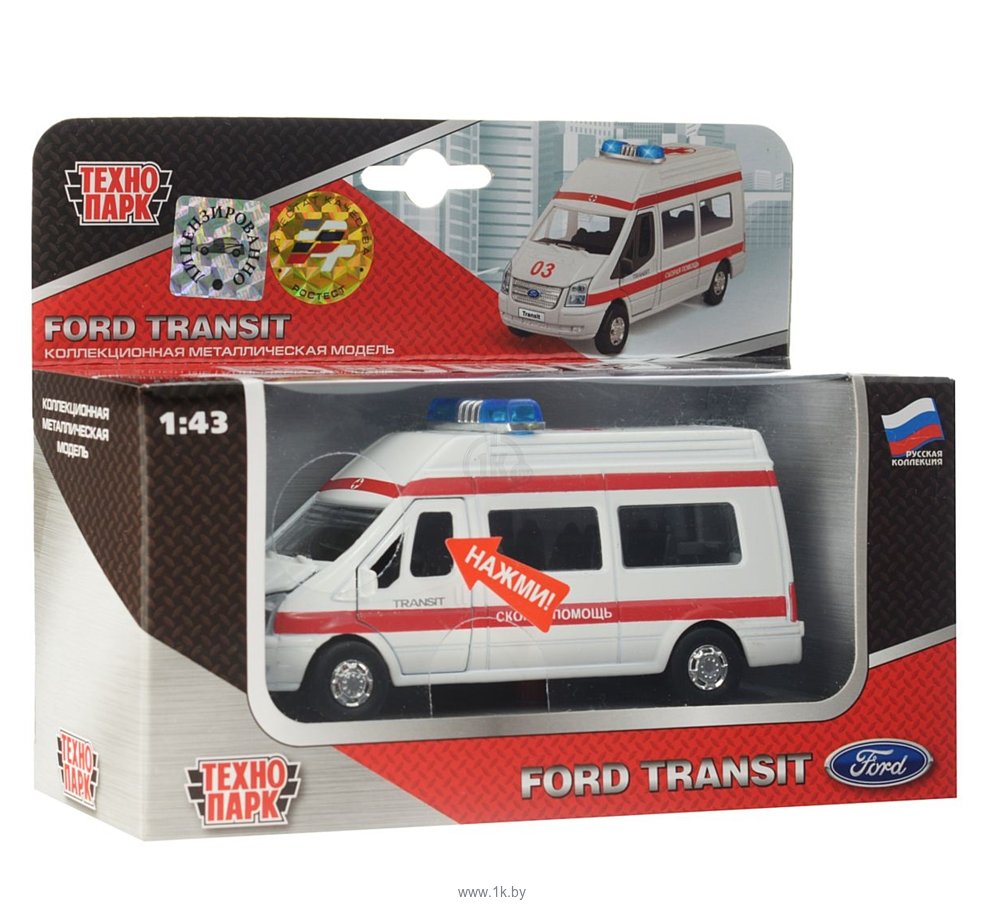 Фотографии Технопарк Ford Transit Скорая помощь SB-13-02-1