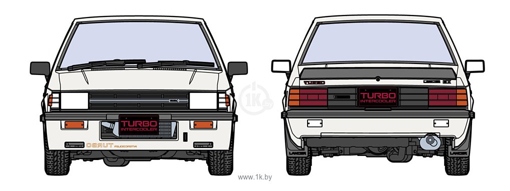 Фотографии Hasegawa Mitsubishi Lancer EX 1800GSR Turbo Intercooler (1983) 1/24 21134