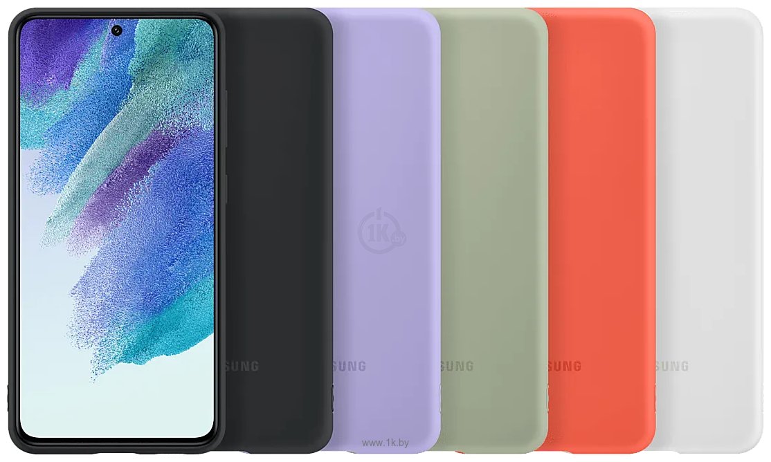 Фотографии Samsung Silicone Cover S21 FE (оливковый)