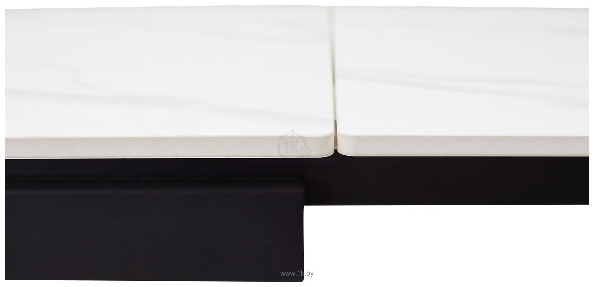 Фотографии M-City Forio 160 Matt 614M04285 (White Marble Solid Ceramic/Black)