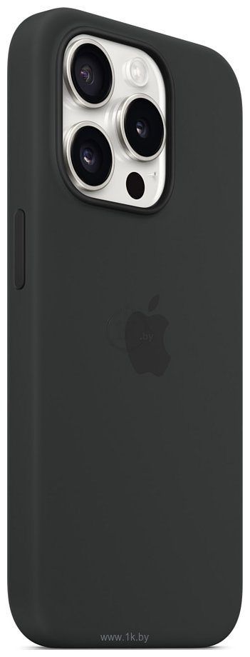 Фотографии Apple MagSafe Silicone Case для iPhone 15 Pro (черный)