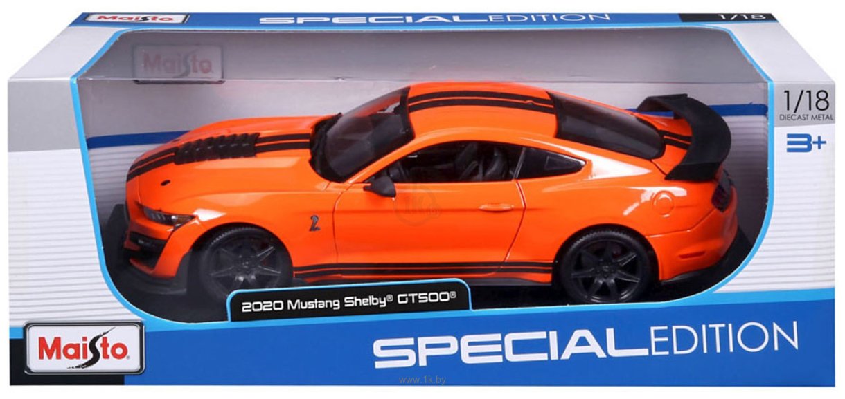 Фотографии Maisto 2020 Ford Shelby GT500 31388OG (оранжевый)