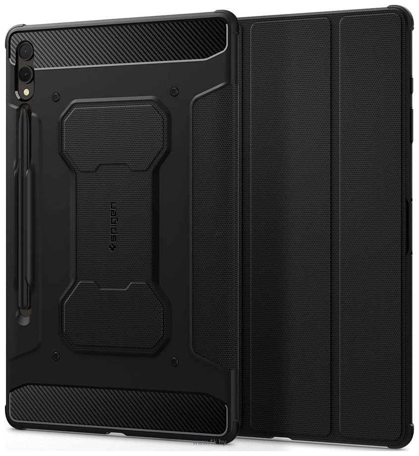 Фотографии Spigen Rugged Armor Pro для Galaxy Tab S9 Plus (черный)