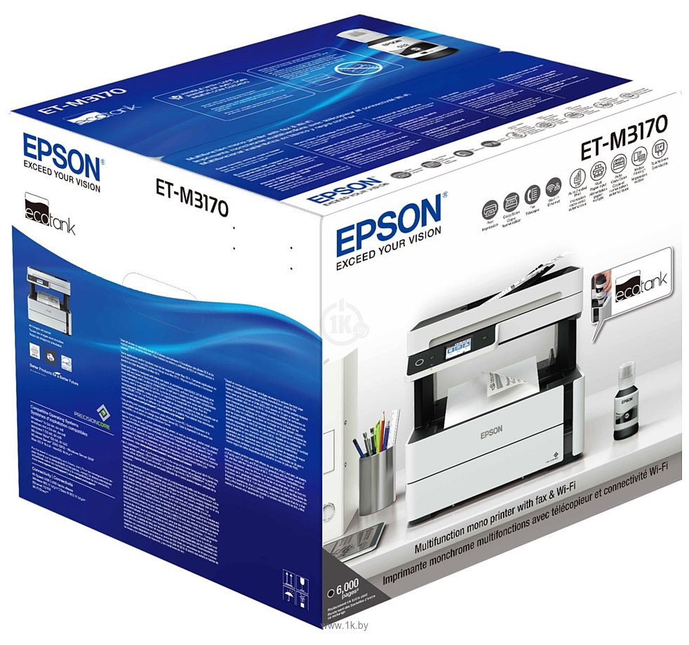 Фотографии Epson EcoTank Monochrome M3170 Wi-Fi All-in-One C11CG92501