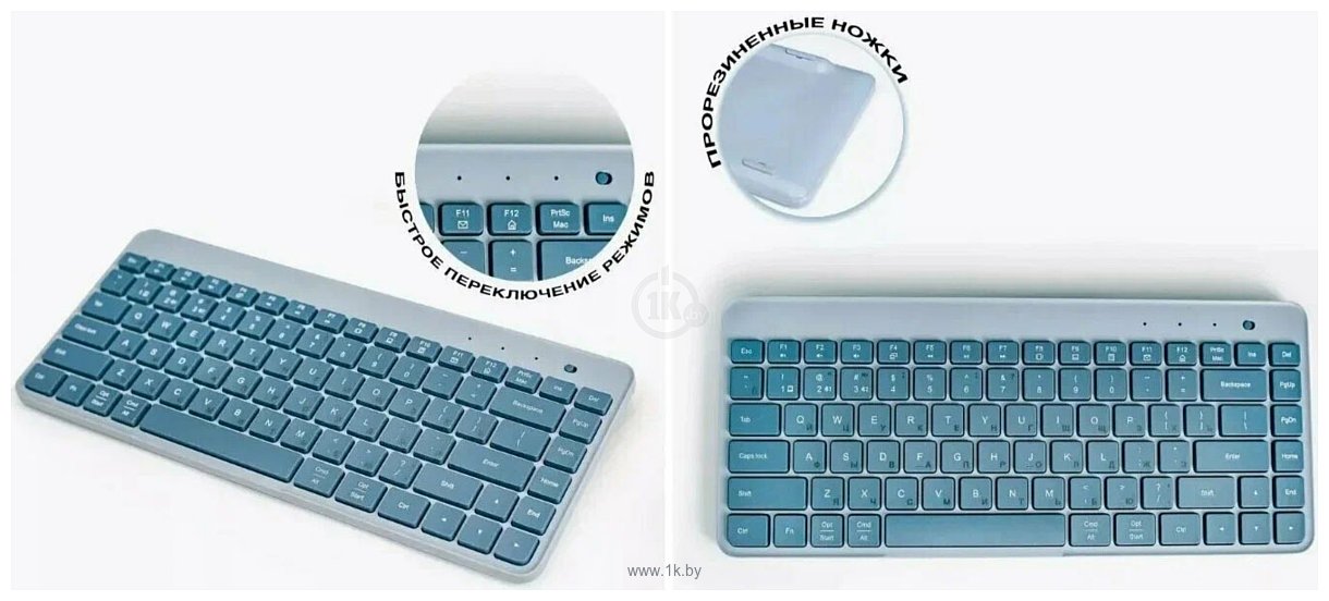 Фотографии Xiaomi Dual Mode Wireless Keyboard XMBXJP01YM blue/blue