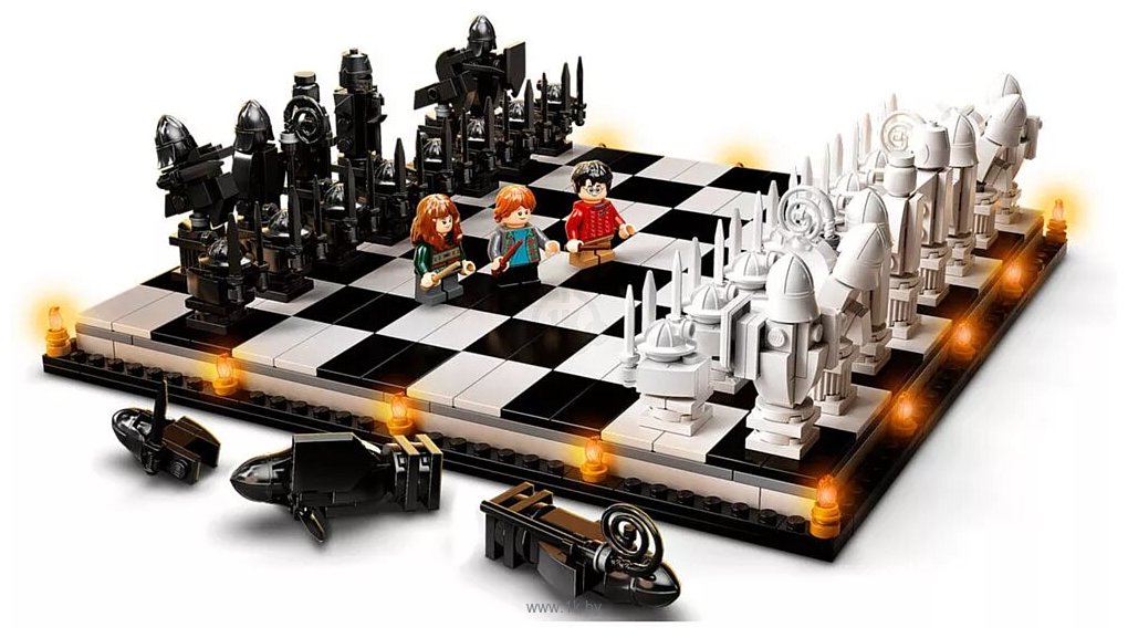Фотографии LEGO Harry Potter Хогвартс: Волшебные шахматы 76392 Фотографии LEGO Harry Potter Хогвартс: Волшебные шахматы 76392