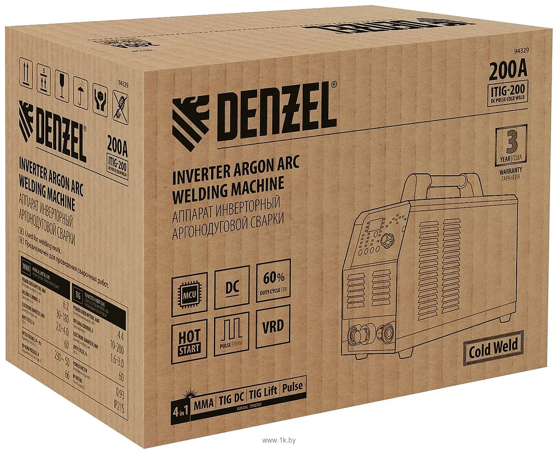 Фотографии Denzel ITIG-200 DС Pulse Cold Weld