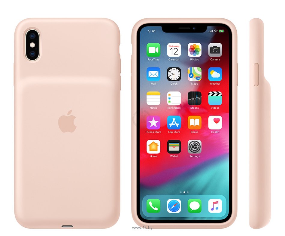 Фотографии Apple Smart Battery Case для iPhone XS Max (розовый песок)