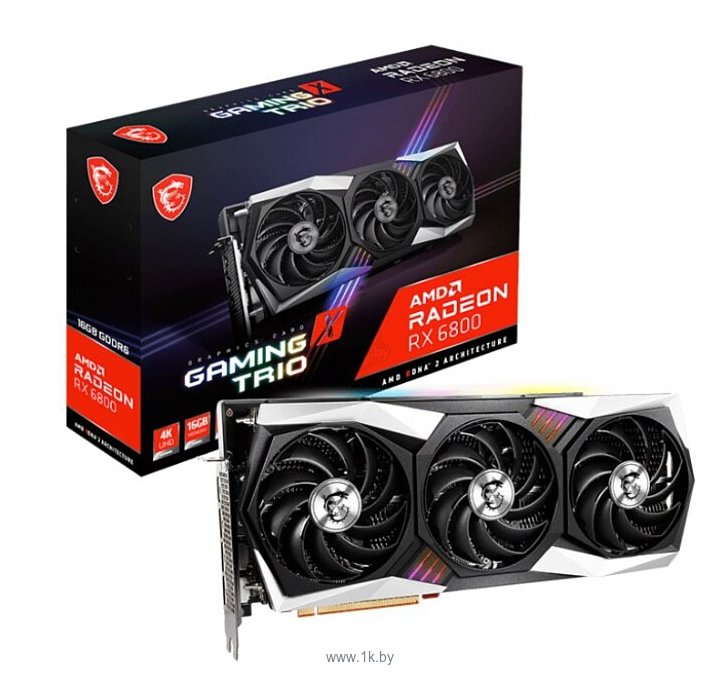 Фотографии MSI Radeon RX 6800 GAMING X TRIO 16GB