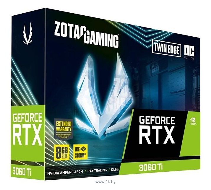 Фотографии ZOTAC GAMING GeForce RTX 3060 Ti Twin Edge OC 8GB (ZT-A30610H-10M)