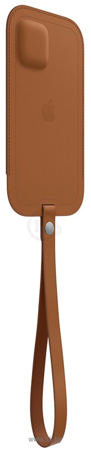 Фотографии Apple Leather Sleeve with MagSafe для iPhone 12 Pro Max (коричневый)