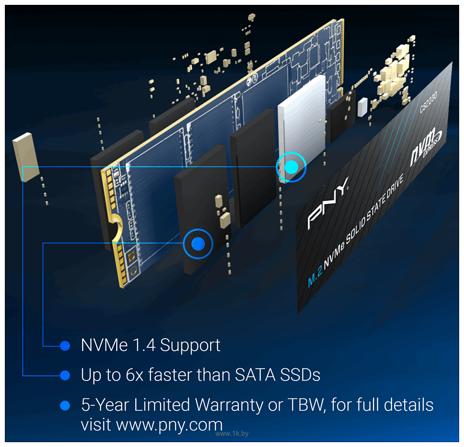 Фотографии PNY CS2230 1TB M280CS2230-1TB-RB