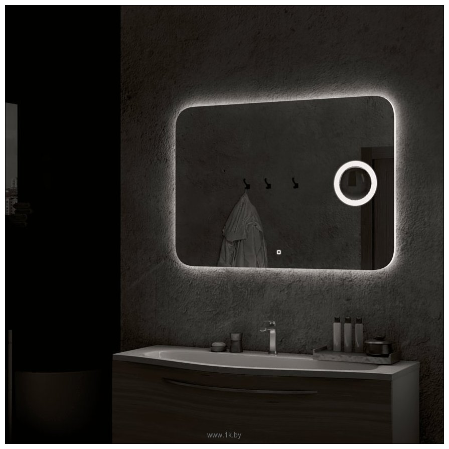 Фотографии Континент  Elegant LED 90x70 (без увеличительного зеркала)