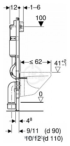 Фотографии Geberit DuoFix Delta50 458.103.00.1+115.135.21.1