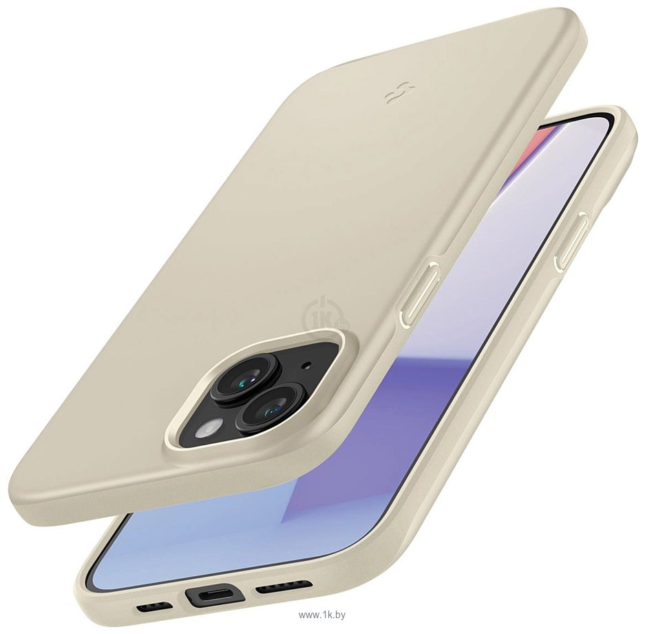 Фотографии Spigen Thin Fit для iPhone 15 ACS06782 (бежевый)