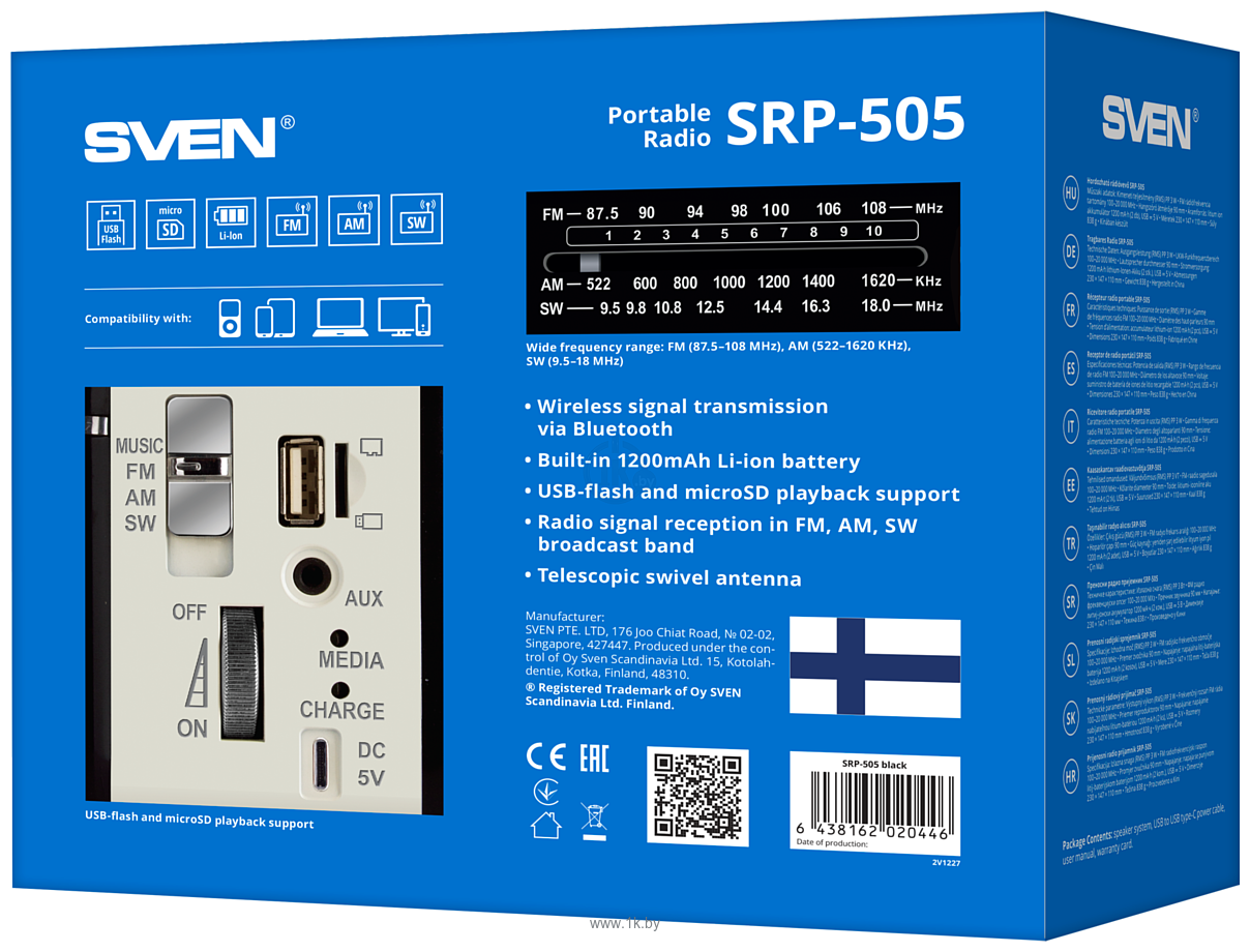 Фотографии Sven SRP-505 (черный) 