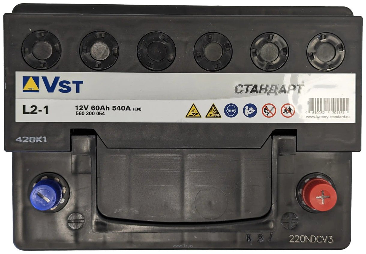 Фотографии VST Стандарт L2-1 60 R+ (60Ah)