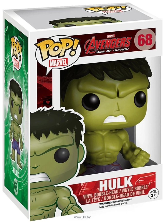 Фотографии Funko POP! Bobble Marvel Avengers Age Of Ultron Hulk