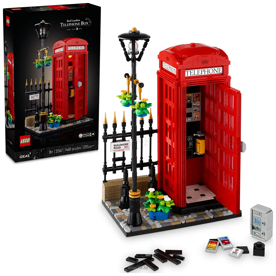 Фотографии LEGO Ideas 21347 Красная лондонская телефонная будка